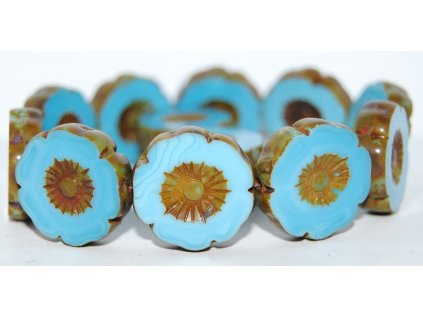 Hawaii flowers 22mm - Table cut beads