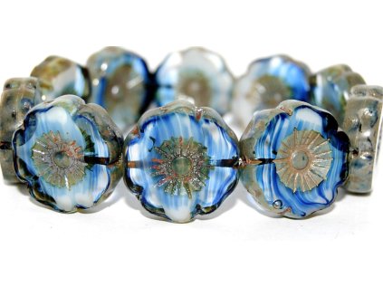 Hawaii flowers 22mm - Table cut beads