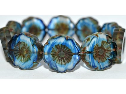 Hawaii flowers 22mm - Table cut beads