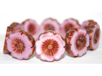 Hawaii flowers 22mm - Table cut beads