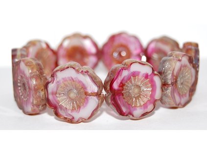 Kytky Hawai 22 mm - Ploškované perle