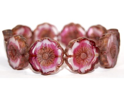 Hawaii flowers 22mm - Table cut beads