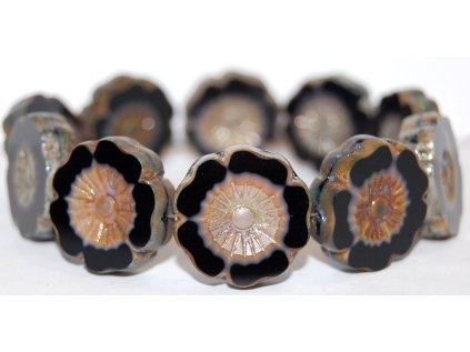 Hawaii flowers 22mm - Table cut beads