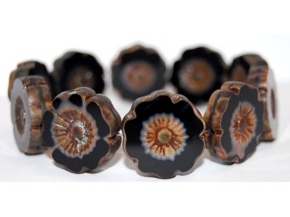 Hawaii flowers 22mm - Table cut beads