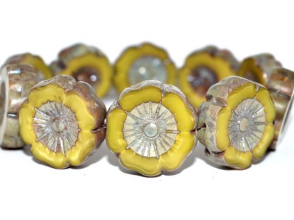 Hawaii flowers 22mm - Table cut beads