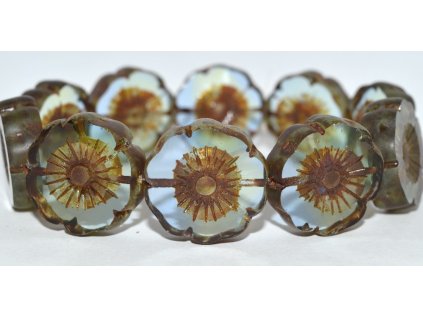 Hawaii flowers 22mm - Table cut beads