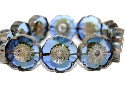 Hawaii flowers 22mm - Table cut beads