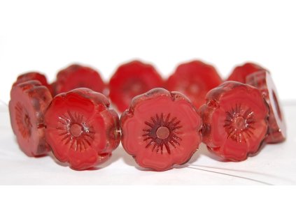 Hawaii flowers 22mm - Table cut beads