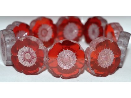 Hawaii flowers 22mm - Table cut beads