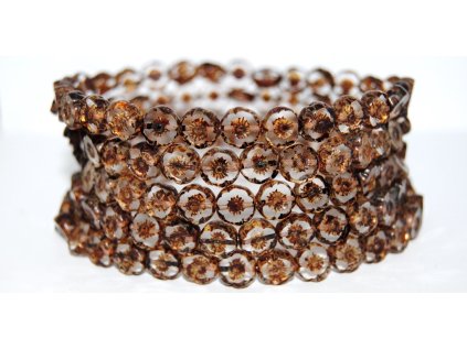 Hawaii flowers 8mm - Table cut beads