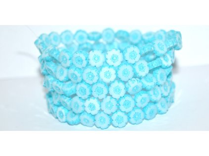 Hawaii flowers 8mm - Table cut beads