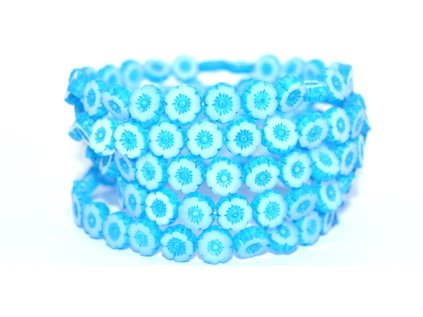 Hawaii flowers 8mm - Table cut beads