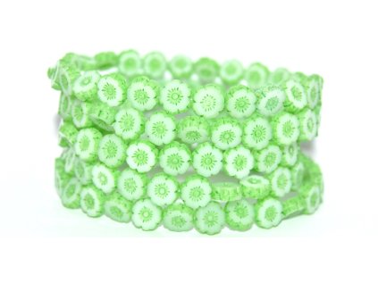 Hawaii flowers 8mm - Table cut beads