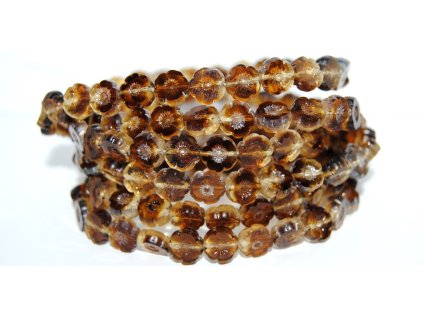 Hawaii flowers 8mm - Table cut beads