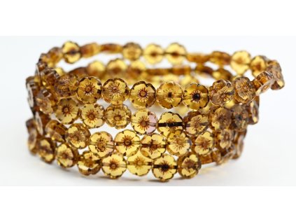 Hawaii flowers 8mm - Table cut beads