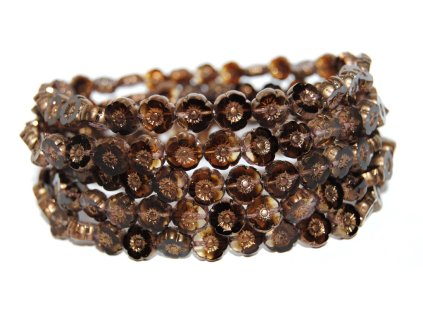 Hawaii flowers 8mm - Table cut beads