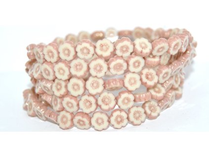 Hawaii flowers 8mm - Table cut beads