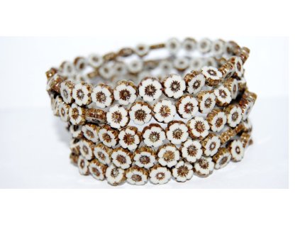 Hawaii flowers 8mm - Table cut beads