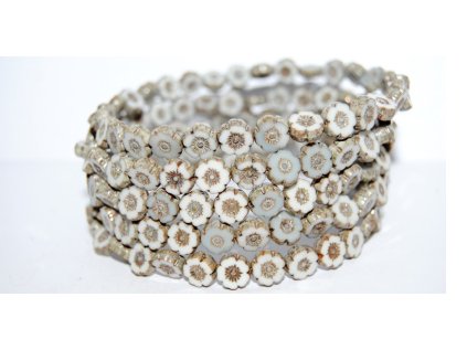 Hawaii flowers 8mm - Table cut beads