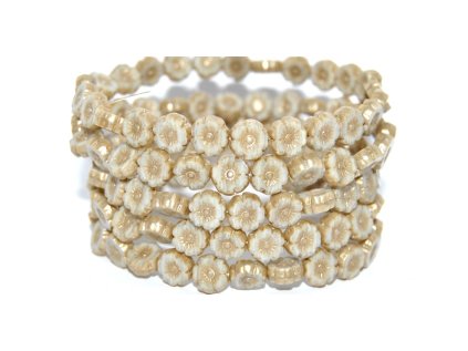 Hawaii flowers 8mm - Table cut beads