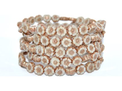 Hawaii flowers 8mm - Table cut beads