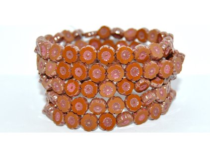 Hawaii flowers 8mm - Table cut beads