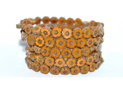 Hawaii flowers 8mm - Table cut beads