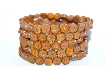 Hawaii flowers 8mm - Table cut beads