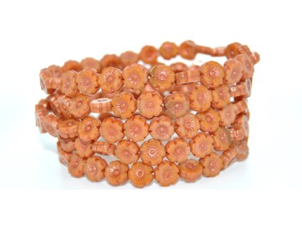 Hawaii flowers 8mm - Table cut beads