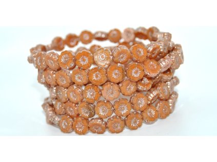 Hawaii flowers 8mm - Table cut beads