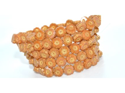 Hawaii flowers 8mm - Table cut beads