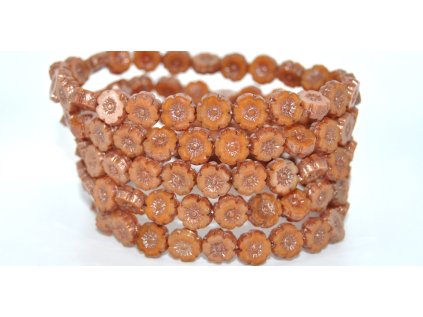 Hawaii flowers 8mm - Table cut beads