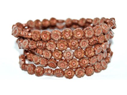 Hawaii flowers 8mm - Table cut beads