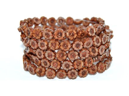 Hawaii flowers 8mm - Table cut beads