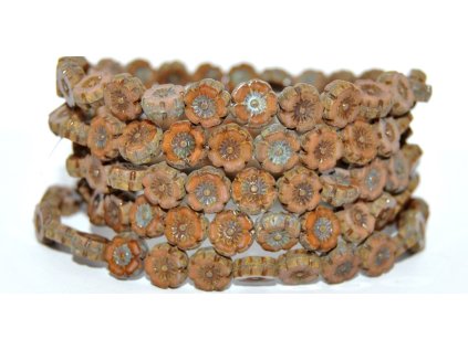 Hawaii flowers 8mm - Table cut beads