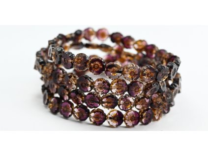 Hawaii flowers 8mm - Table cut beads