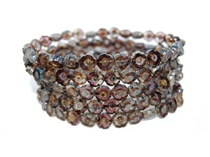 Hawaii flowers 8mm - Table cut beads