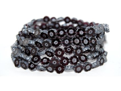 Hawaii flowers 8mm - Table cut beads