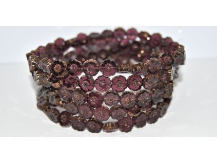 Hawaii flowers 8mm - Table cut beads