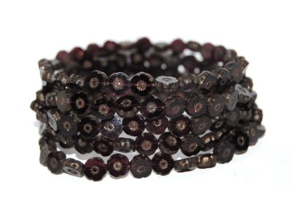 Hawaii flowers 8mm - Table cut beads