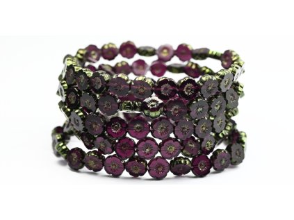 Hawaii flowers 8mm - Table cut beads