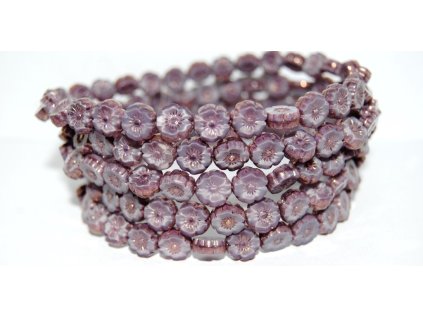 Hawaii flowers 8mm - Table cut beads