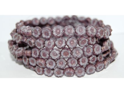 Hawaii flowers 8mm - Table cut beads