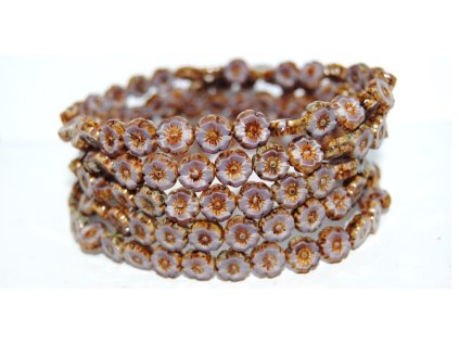 Hawaii flowers 8mm - Table cut beads