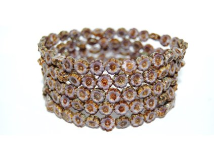 Hawaii flowers 8mm - Table cut beads