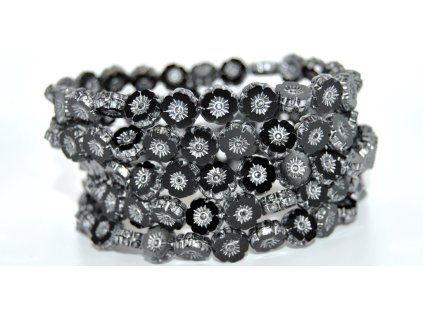 Hawaii flowers 8mm - Table cut beads