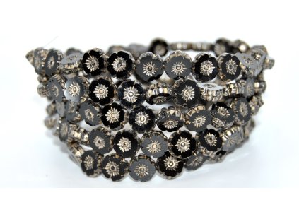 Hawaii flowers 8mm - Table cut beads