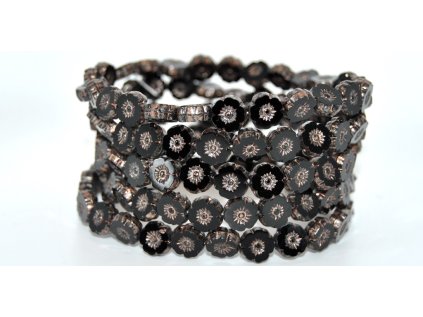 Hawaii flowers 8mm - Table cut beads