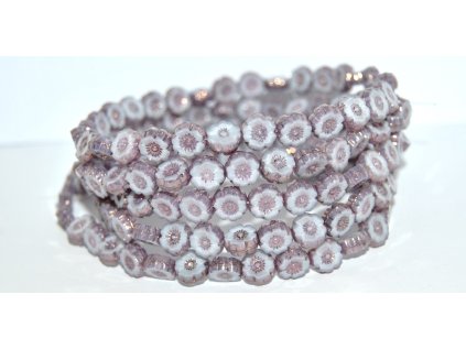 Hawaii flowers 8mm - Table cut beads