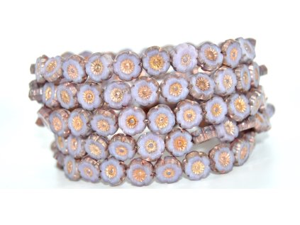 Hawaii flowers 8mm - Table cut beads